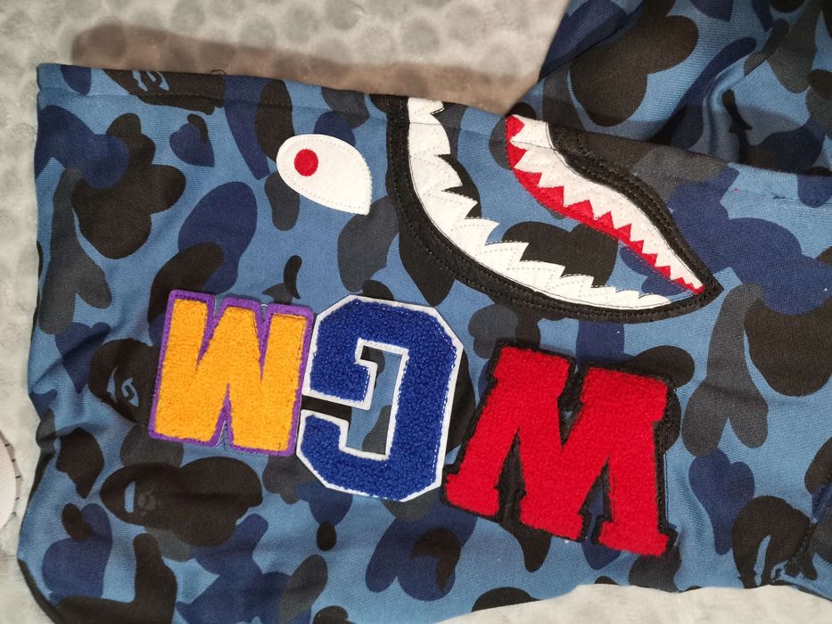 Vand Hoodie Bape Blue Camo