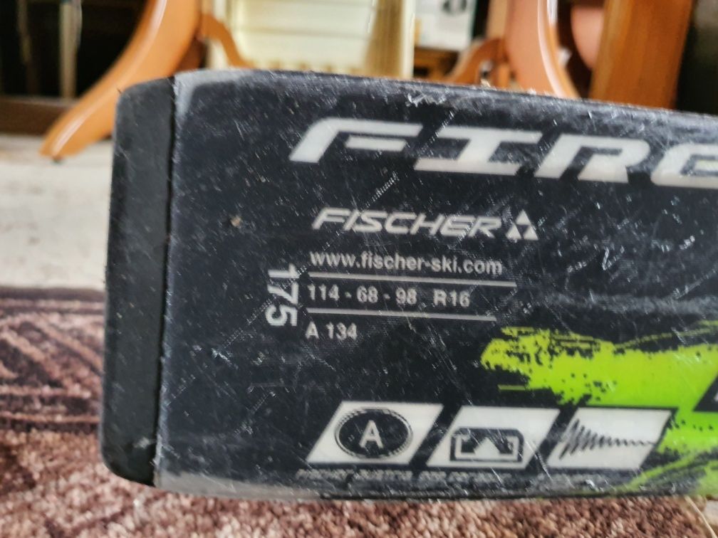 Ски FISCHER FIRE 6 RX 175 см.