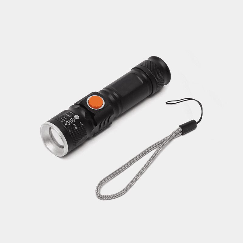 НЕМСКИ Джобно USB фенерче – USB Rechargeable LED Torch + ЛЕД ФЕНЕР