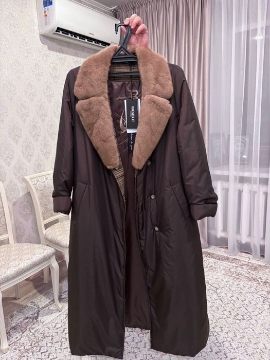 Куртка зимняя коричневая