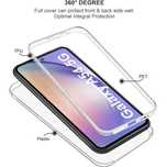 Прозрачен 360 Градуса Кейс за Samsung Galaxy A14 A34 A54 A13 A33 A53
