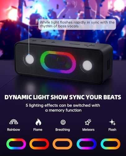 Нова Портативна Bluetooth 5.3 тонколона 16W, TWS и 24 часа батерия