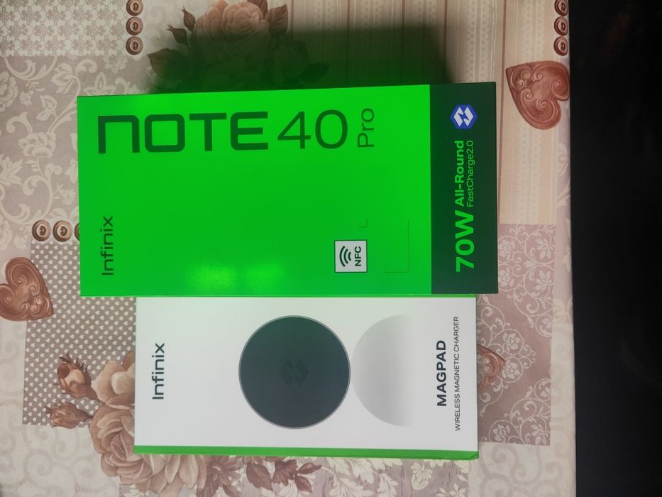 Продавам нов Infinix Note 40 pro 8+8/256 с гаранция от Yettel!!!
