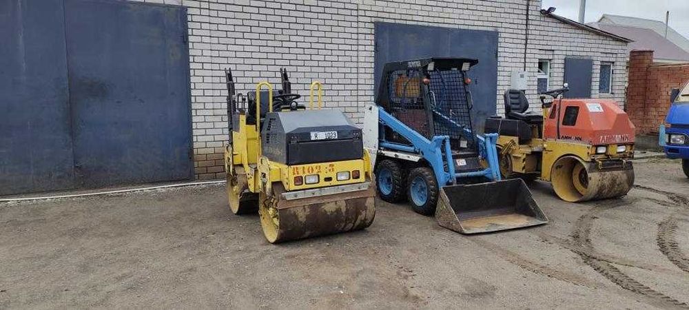 Услуги аренды спецтехники, погрузчик, каток, асфальтоукладчика и др