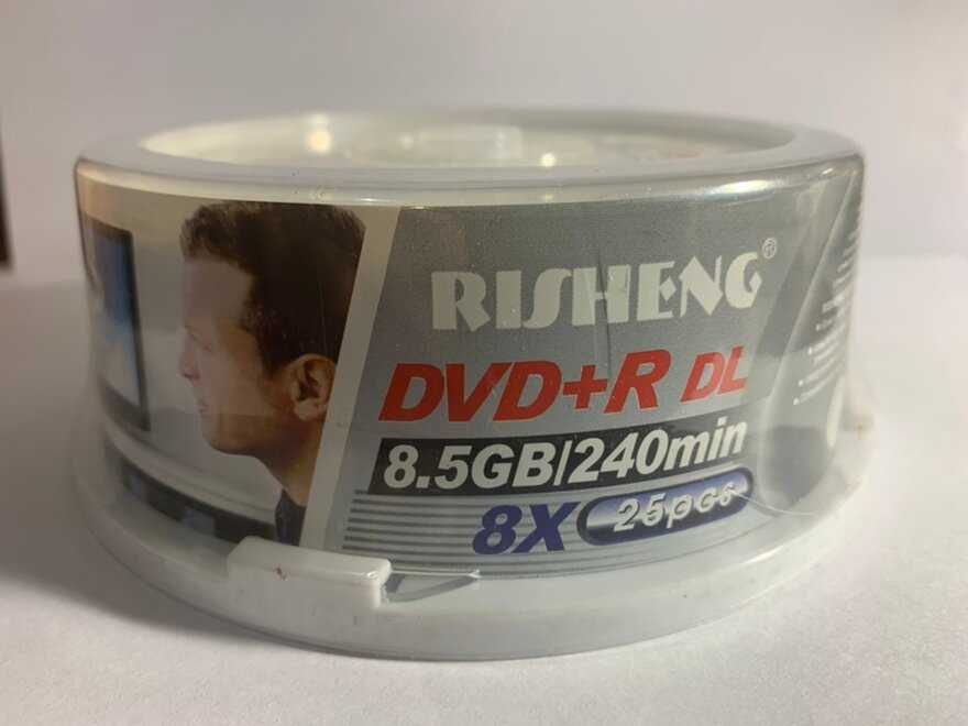 DVD+R 8x 8,5 GB Dual Layer Printable (Risheng)