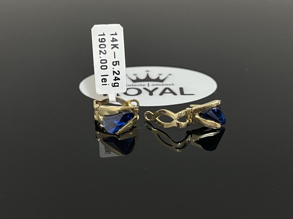 Bijuteria Royal CB : Cercei dama aur 14k 5,24 grame