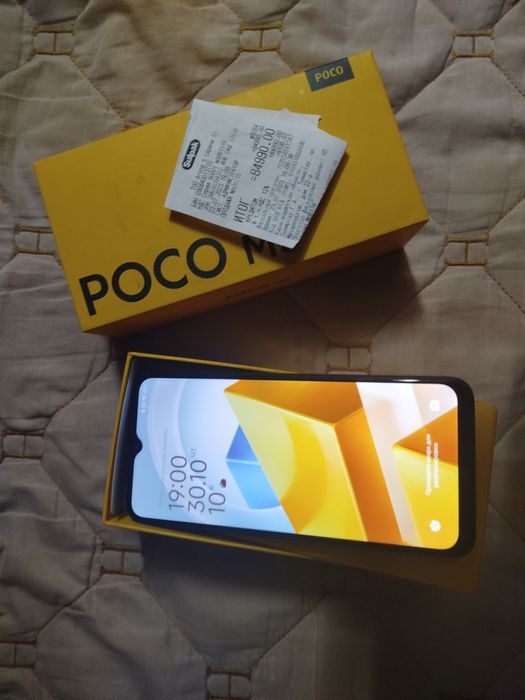 Poco m5 64gb с коробкой