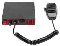 Rampa girofar auto albastru cu sirena si difuzor incorporat