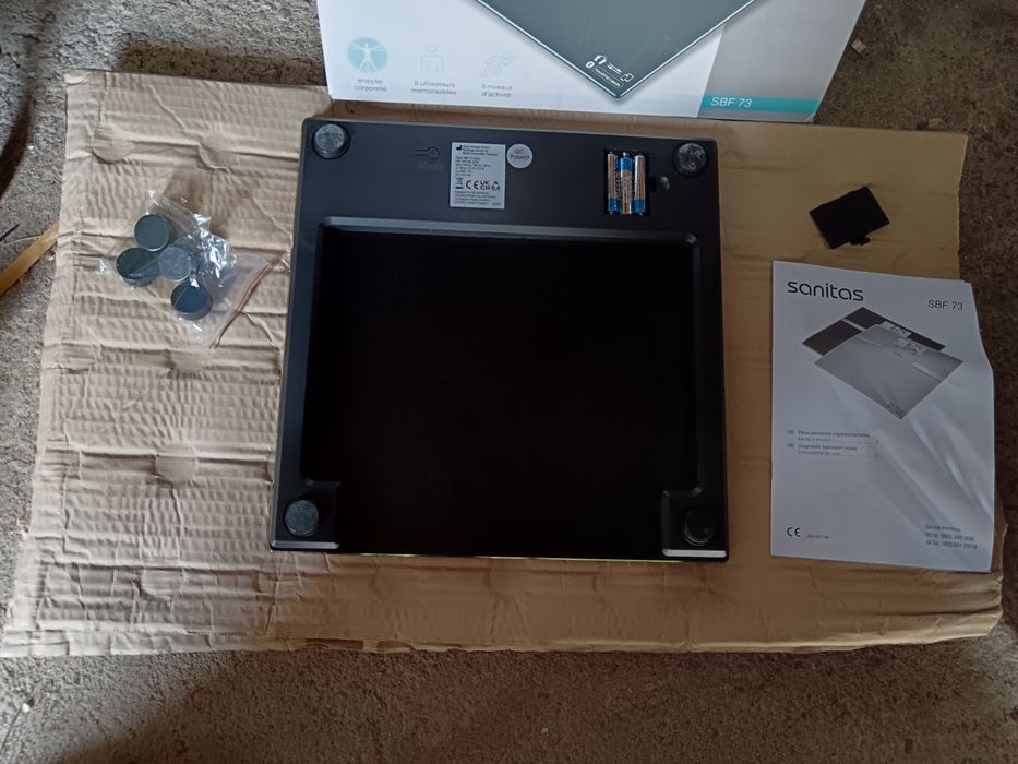 Cântar corporal, electronic, SANITAS, cu conectare bluethooth