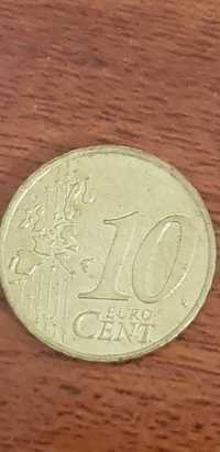 Moneda rara 10 eurocenti 2002