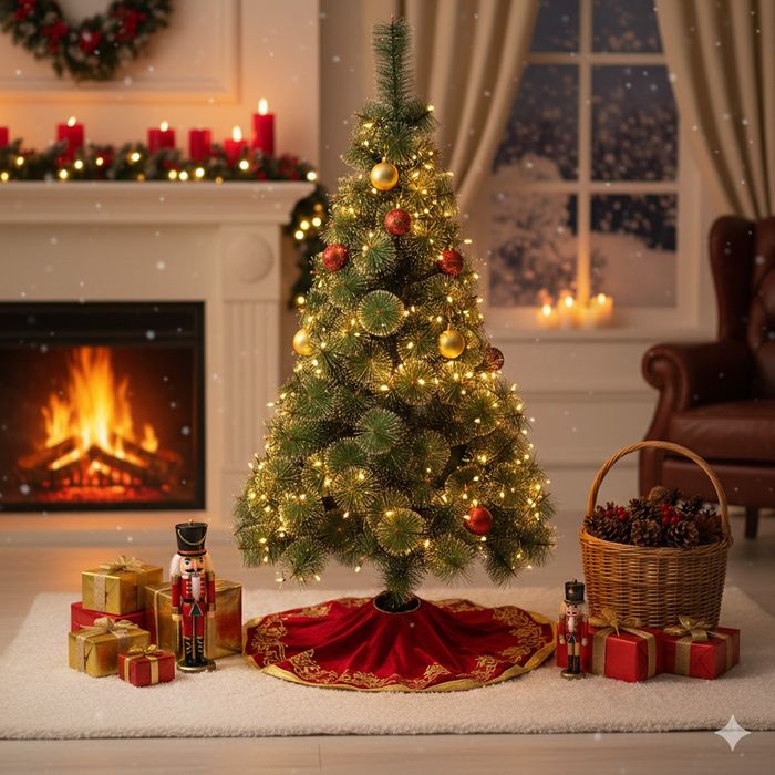 Коледна елха изкуствена 90 см