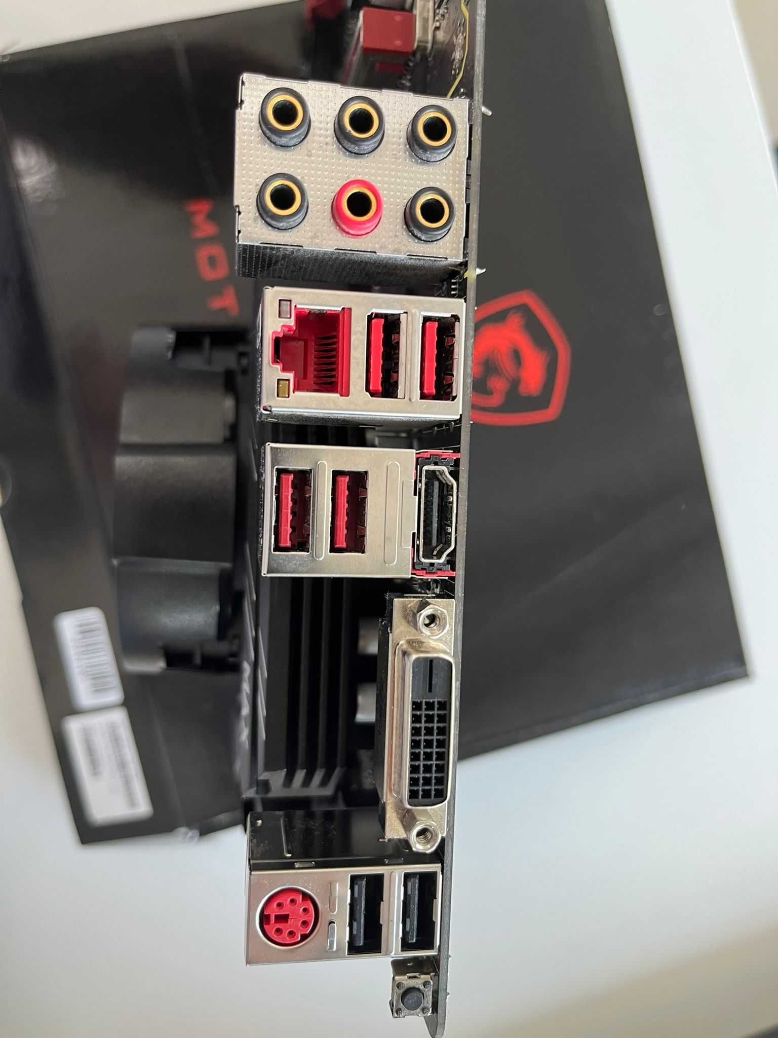 placa de baza + cooler + ram + ssd