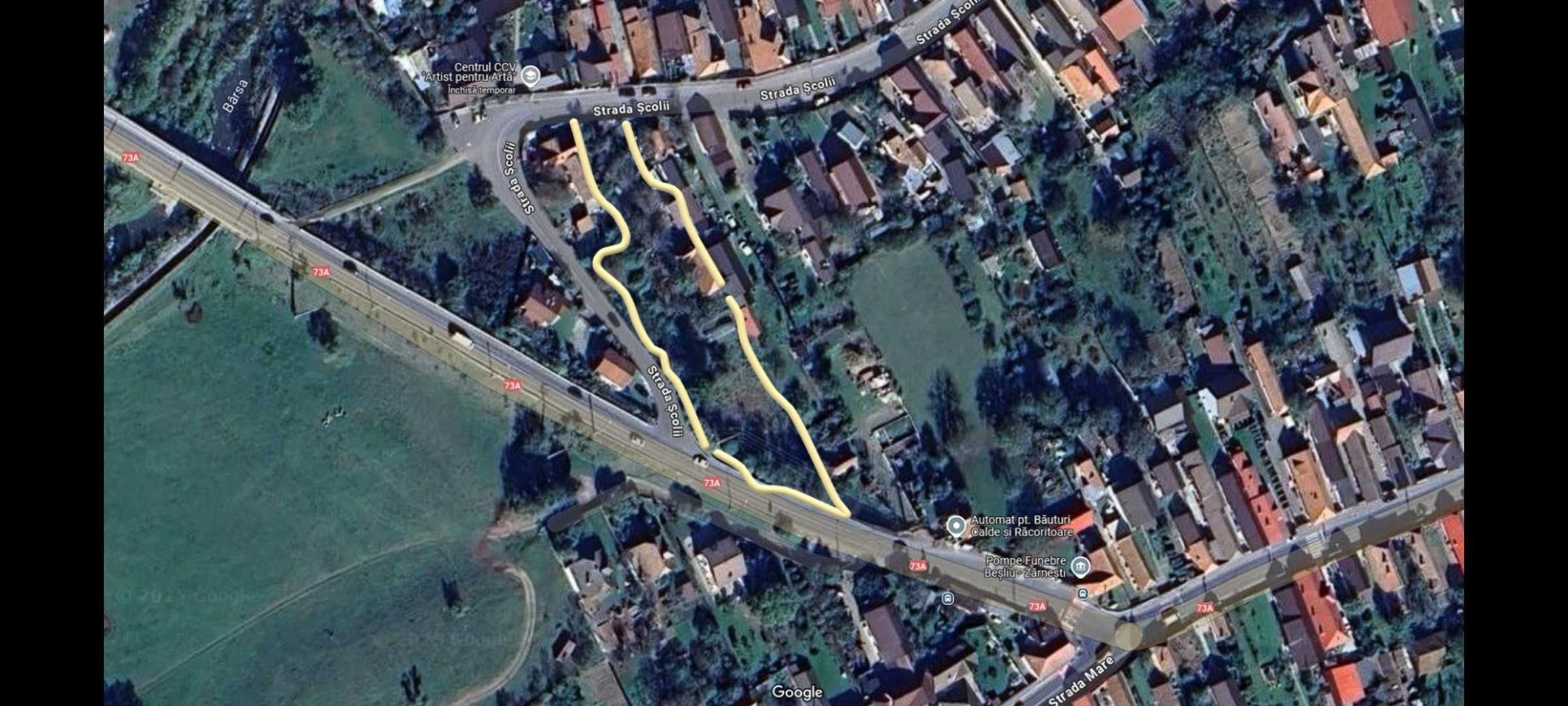 Proprietar:Vand intravilan toate utilitatile intre case Tohan Zarnesti