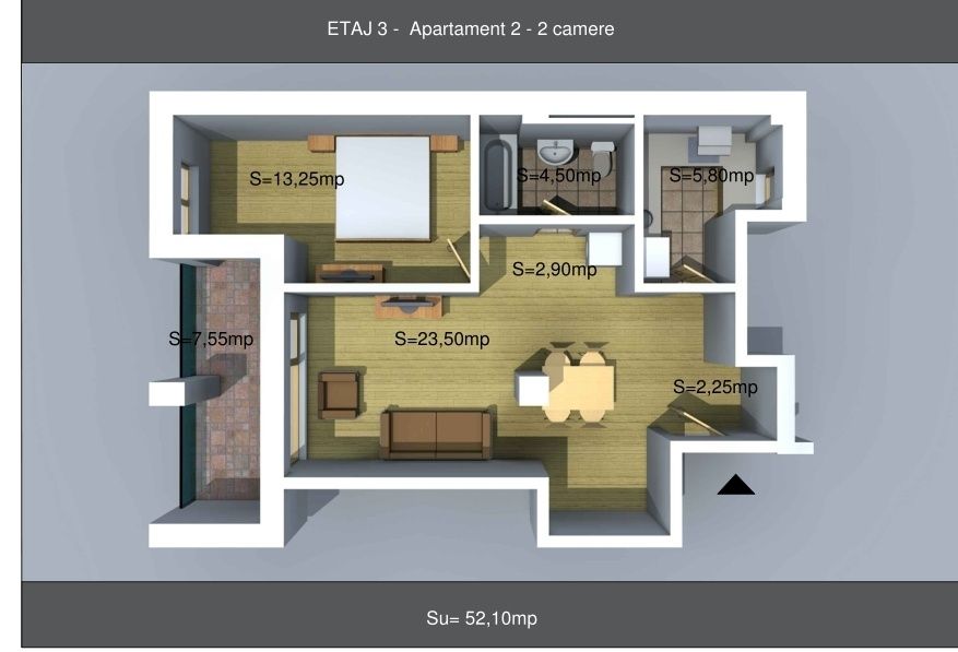 Apartament 2 Camere Bucurestii Noi,Soseaua Chitilei