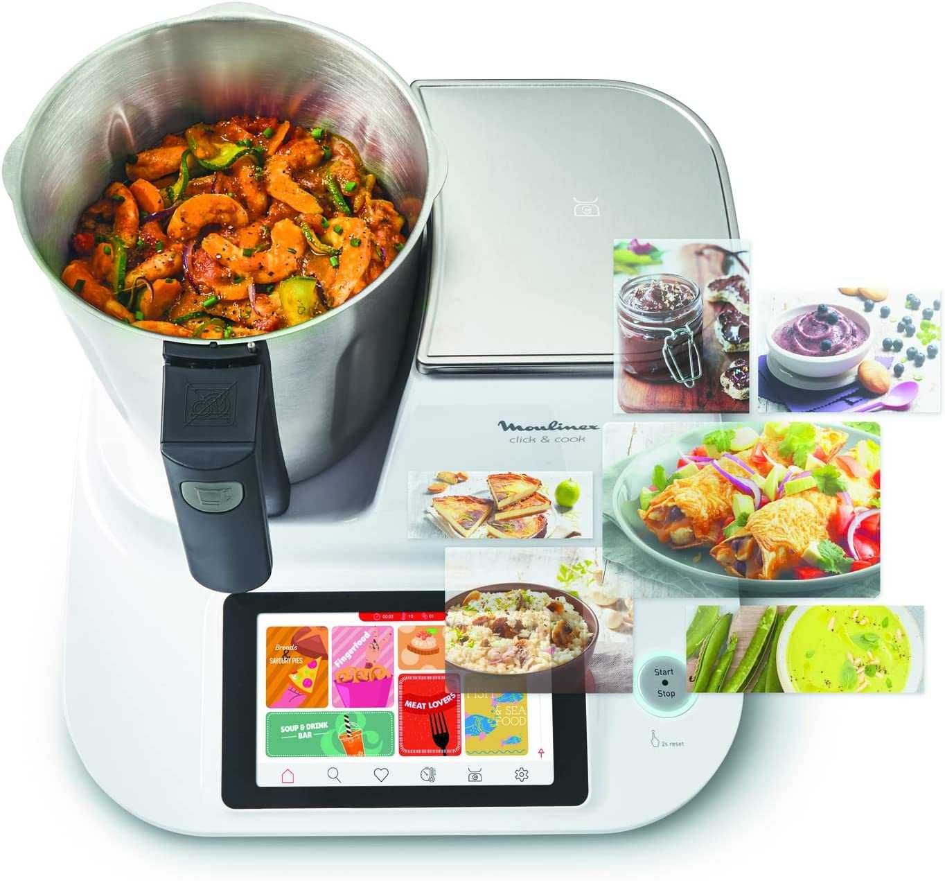 Moulinex Click & Cook, Многофункционален кухненски робот, НОВО