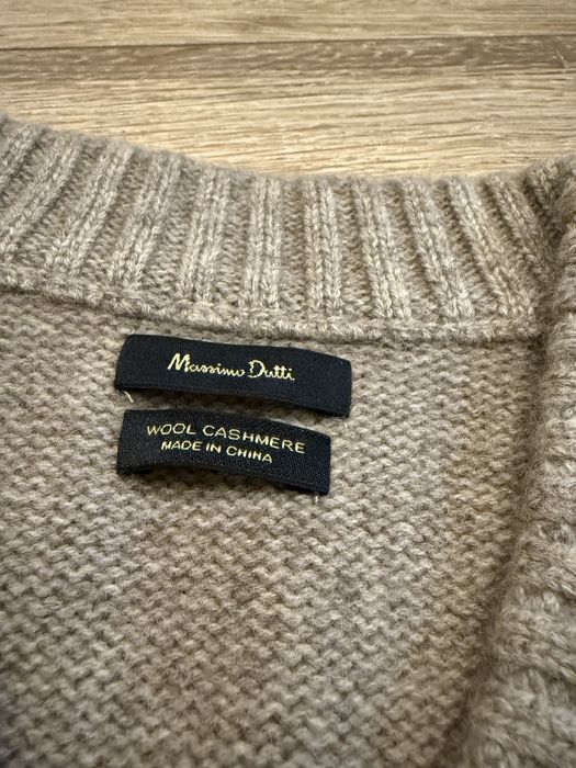 Плетен пуловер Massimo Dutti