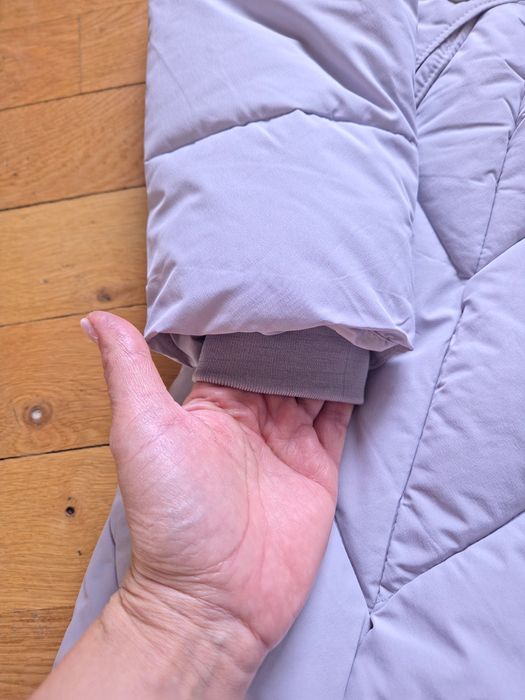 Geaca lunga cu blana naturala