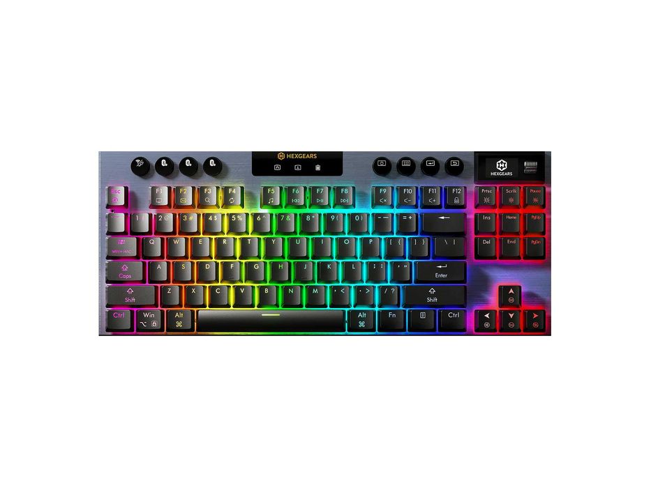 Tastatura mecanica low profile Hexgear Immersion A3 TKL, RGB hotswap
