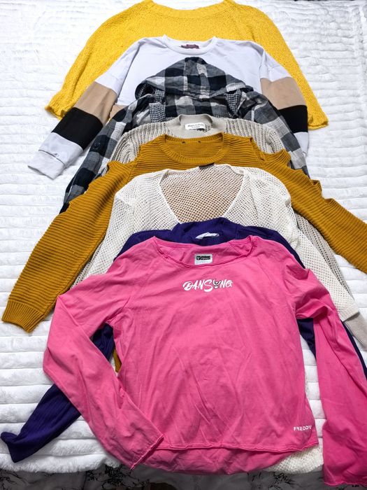 Lot bluze și pluovere dama mărimea L