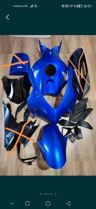 Carene, parbriz cbr 1000 rr
