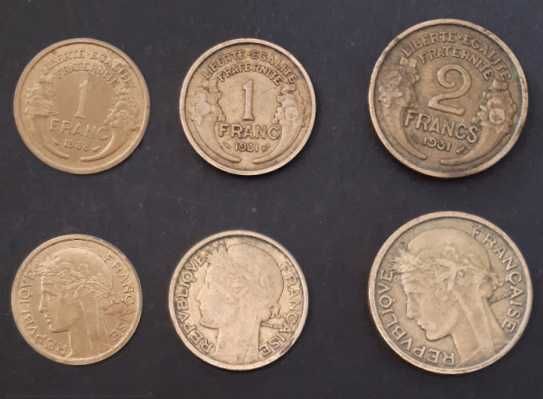 Френски монети, различни