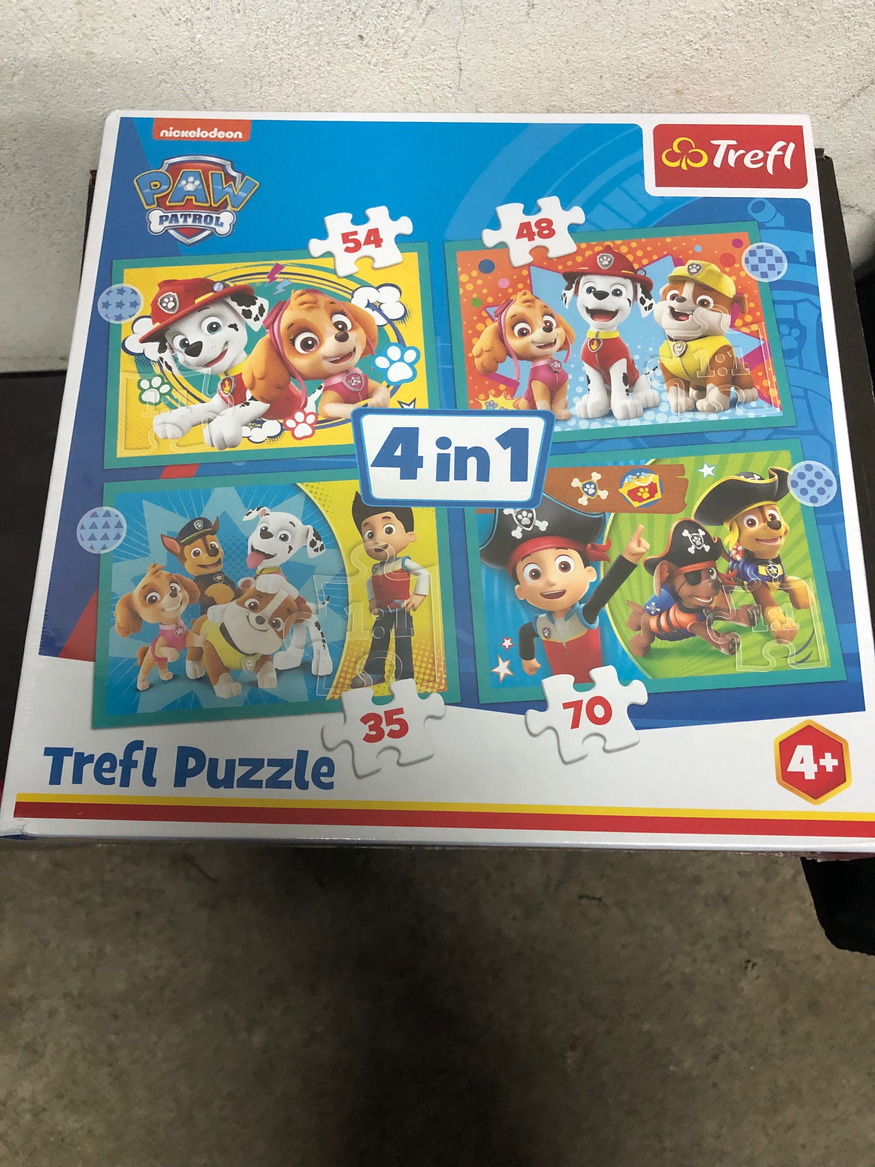 Пъзел Trefl 4 in 1 PAW PATROL