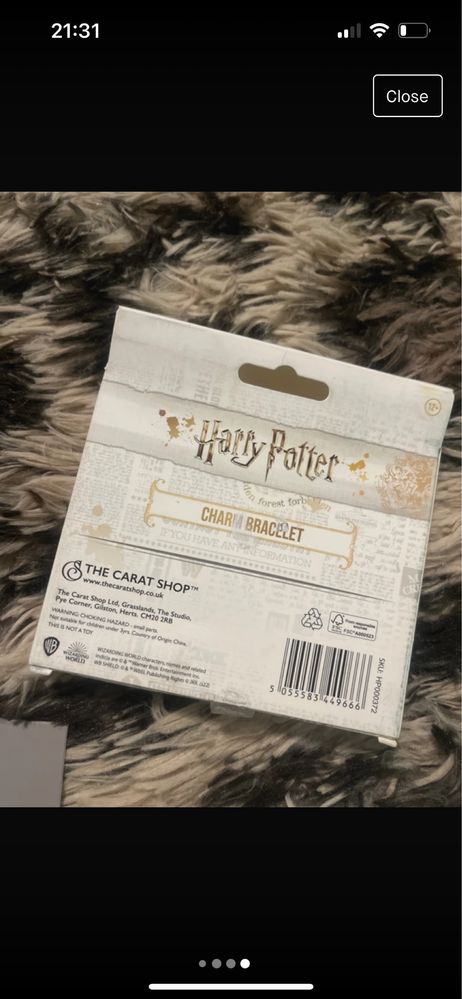 Bratara tip Pandora cu charmuri Harry Potter