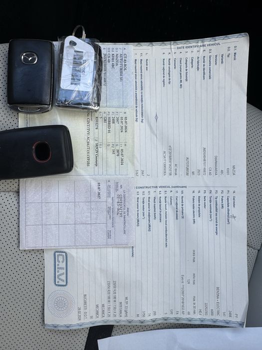 Mazda cx60 2024 plug in hybrid avariat usor