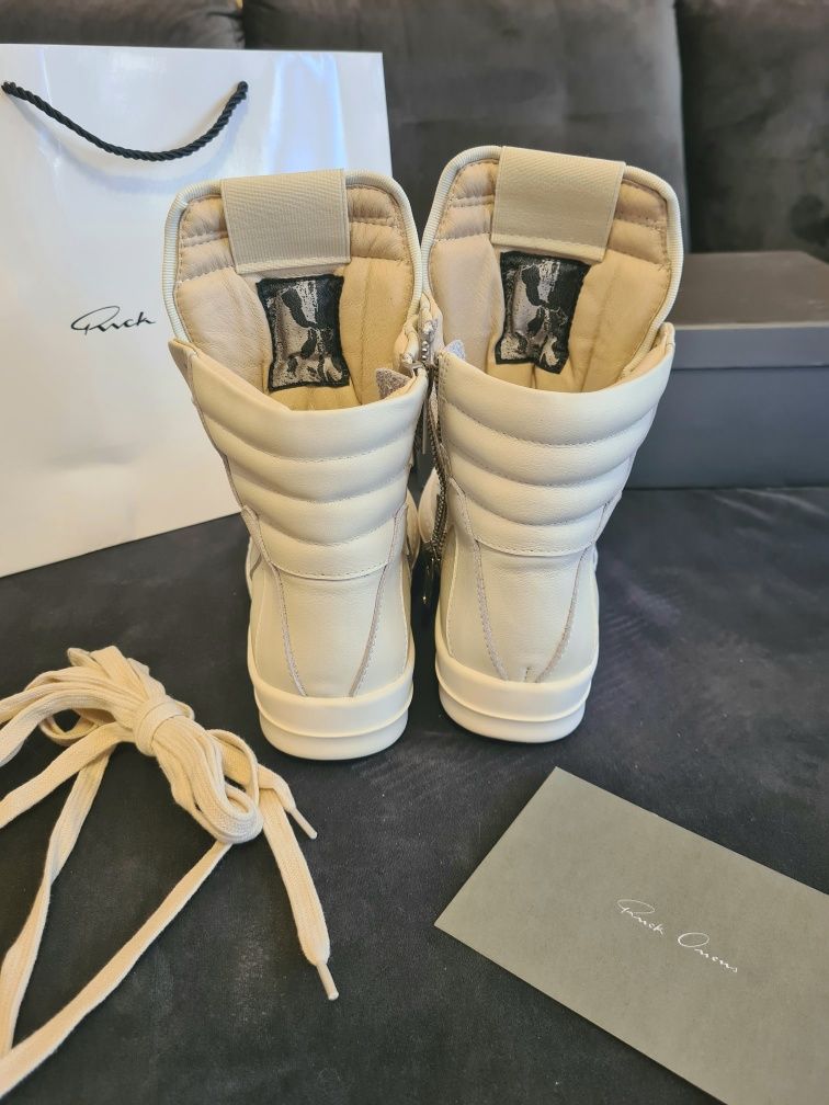 Rick Owens Leather Geobasket piele naturala/100%/size 42