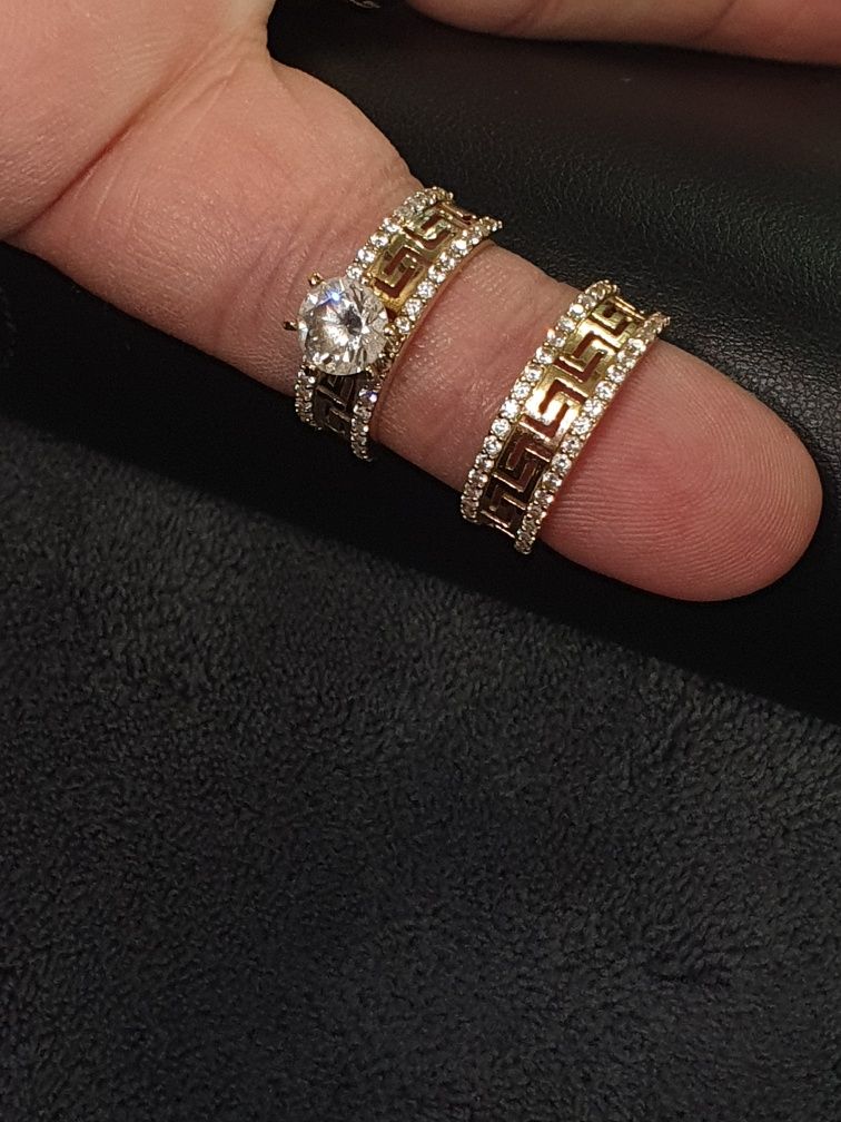 Inel damă aur  18 k model Versace