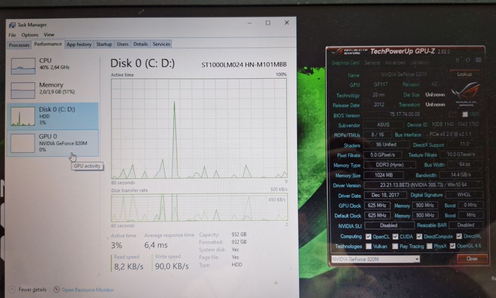 15.6' Asus X555MD Четириядрен Intel Pentium N3540/NVIDIA 820M 1GB/4GB