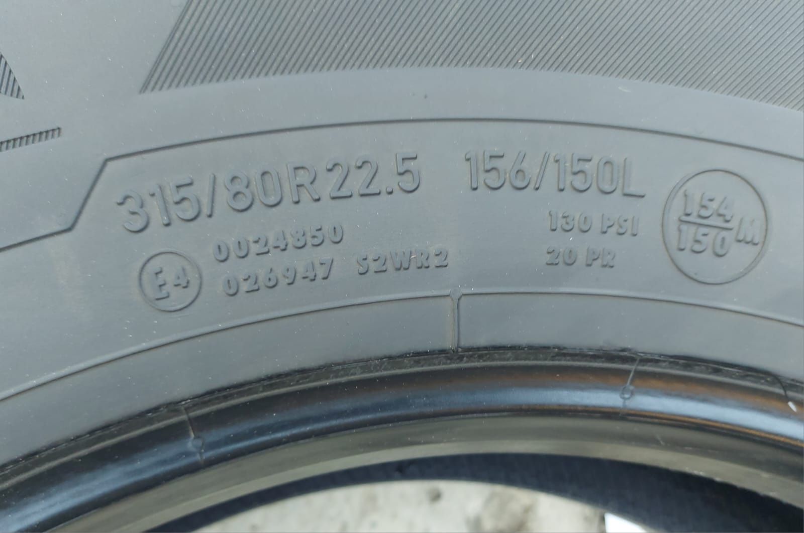 315/80 R22.5 156/150L Continental Conti Hybrid HD3 M+S tracțiune
