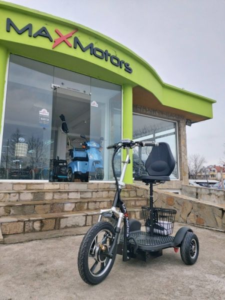 Електрическа триколка Max Motors A3+, задно предаване, 750W, 48V, 2023