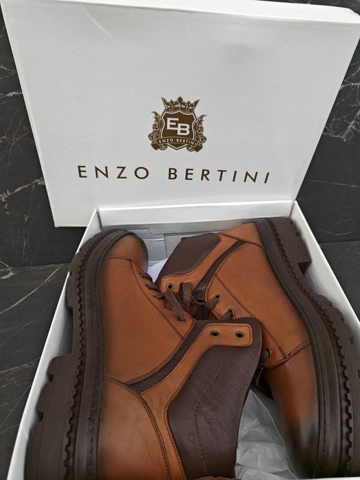 Ghete Enzo Bertini *piele naturală*cool*casual*iarnă