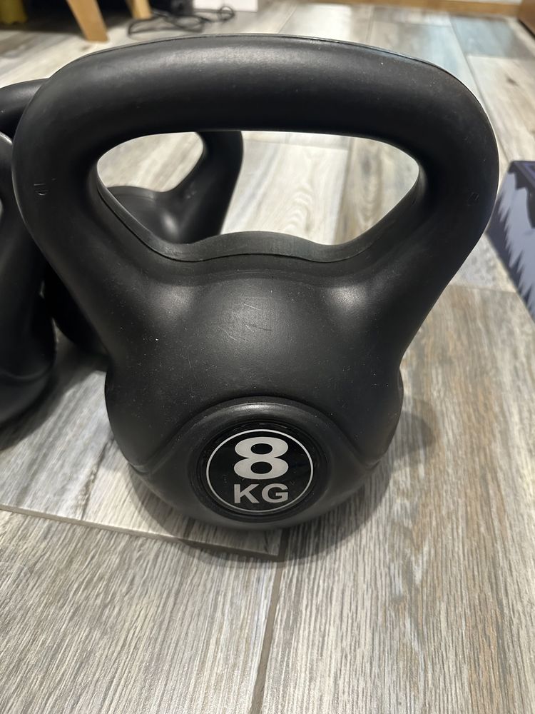 Kettlebell 4kg 8kg cauciuc