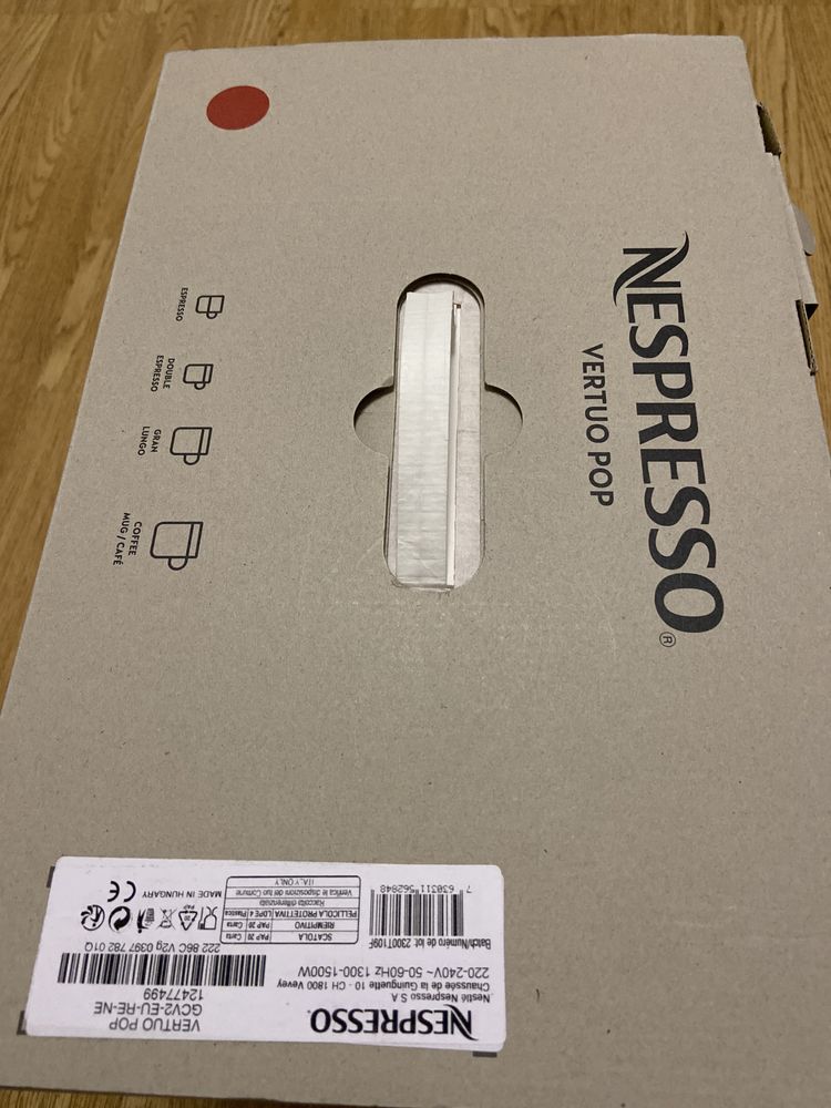 Nespresso Vertuo Pop rosu espressor capsule + 2 seturi a 10 capsule