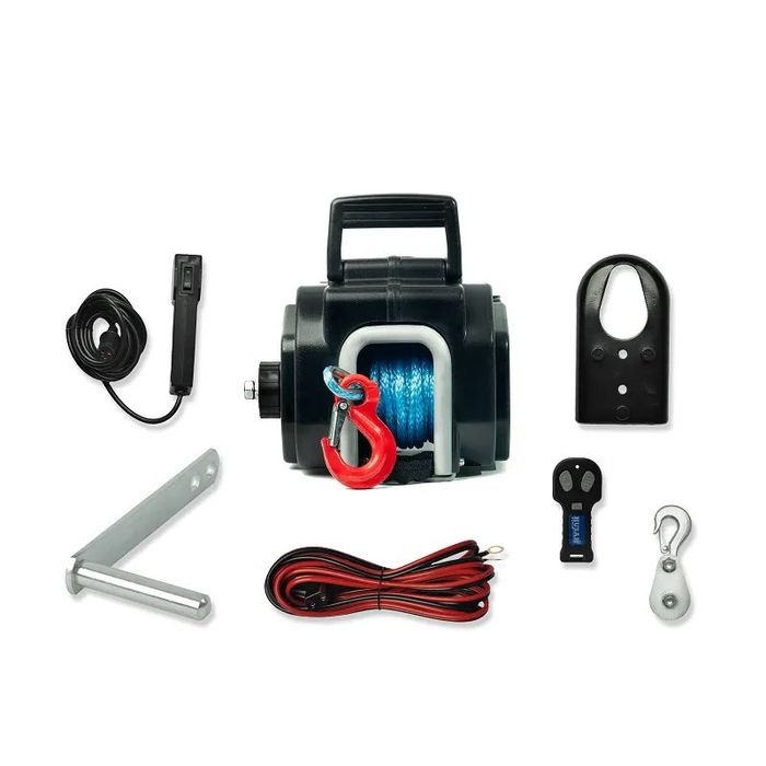 Troliu portabil HUSAR WINCH sufa sintetica special 6000 lbs(trage 2722 kg)