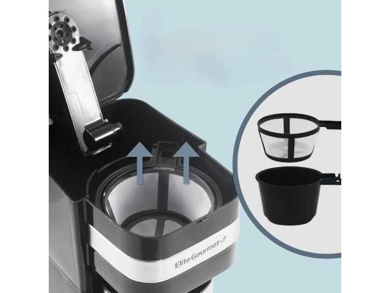 Компактна Кафемашина за Шварц Кафе Elite Gourmet EHC111A, 400мл