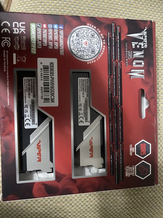 DDR 5 16GBx2 Ram