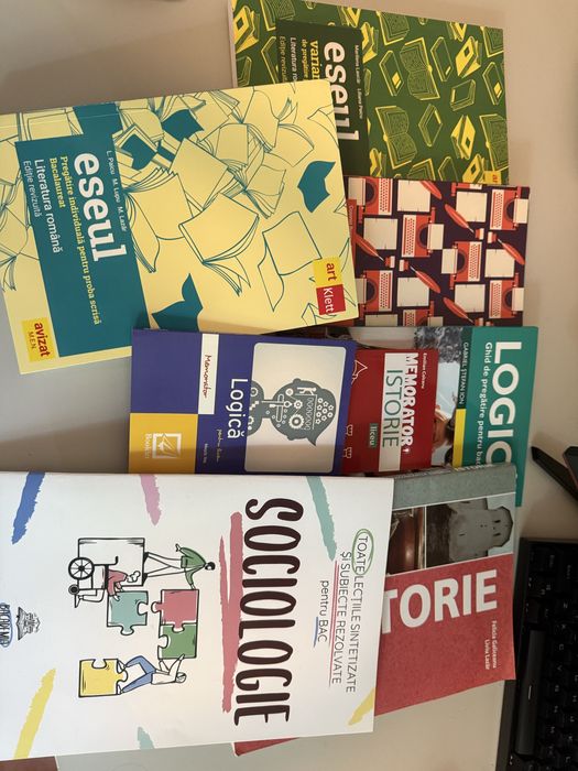 Carti De Pregatire Pentru Bacalaureat, romana, ietorie, logica, socio