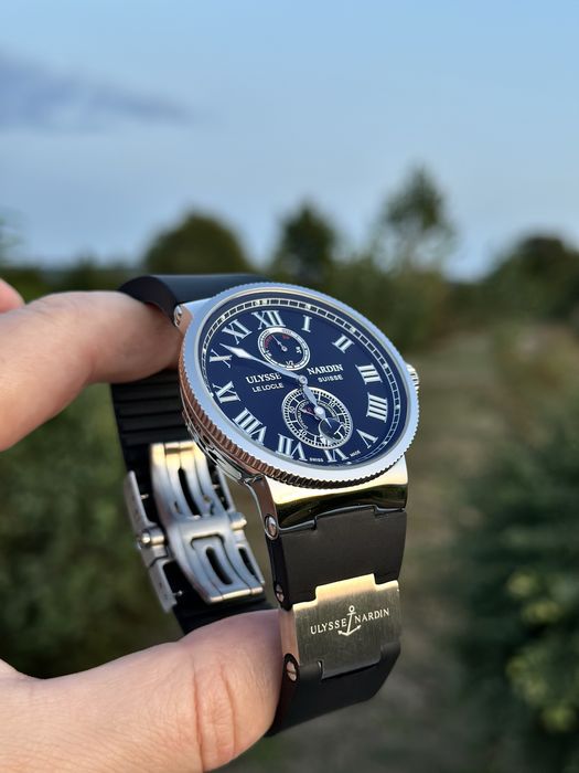 Ulysse Nardin Le Locle Black Dial rubber