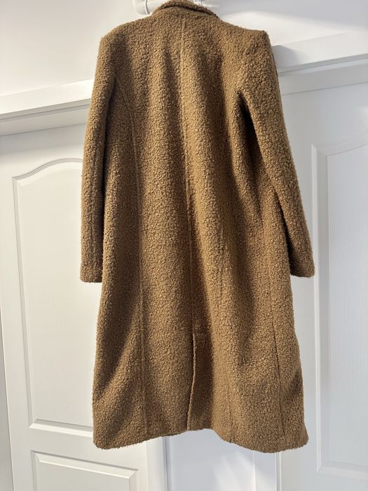 Palton damă ONLY, lung, maro, mărimea M