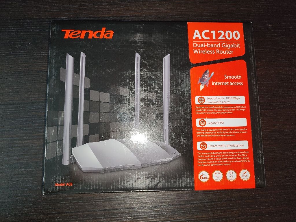 Router Tenda AC1200 Model:AC8