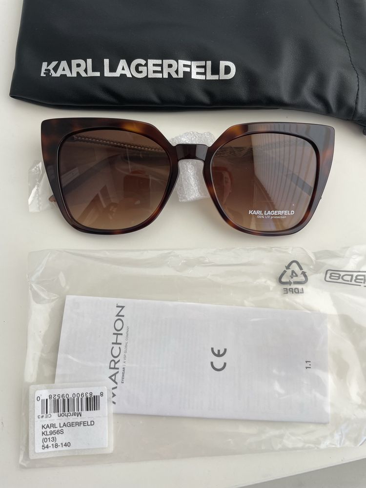 Ochelari de soare NOI Karl Lagerfeld KL956S 013 Havana 54/18/140