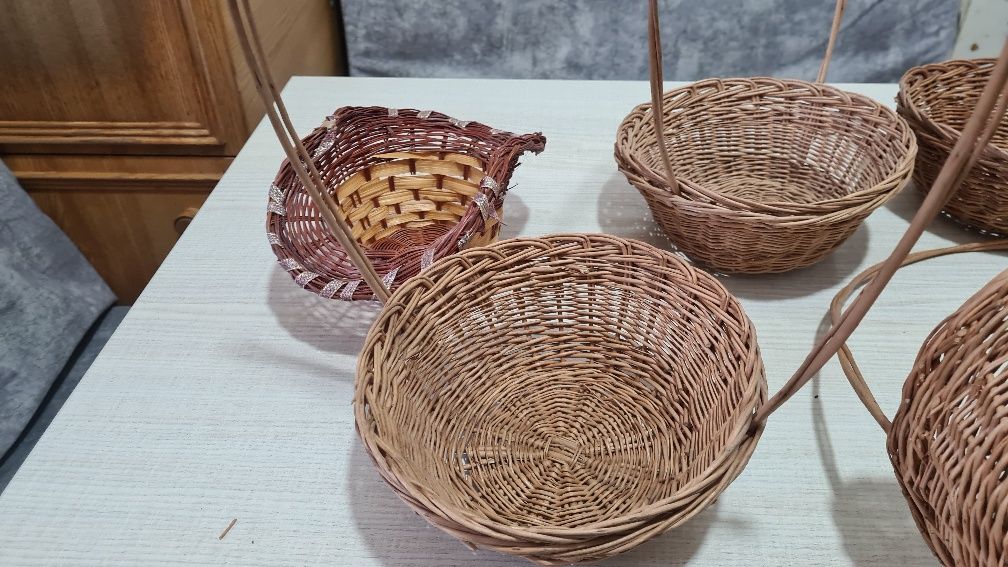 Корзинка плетёная из лозы ивы декоративная