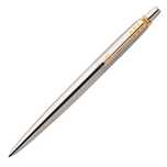 Шариковая ручка Parker Jotter St. Steel GT, синий стержень