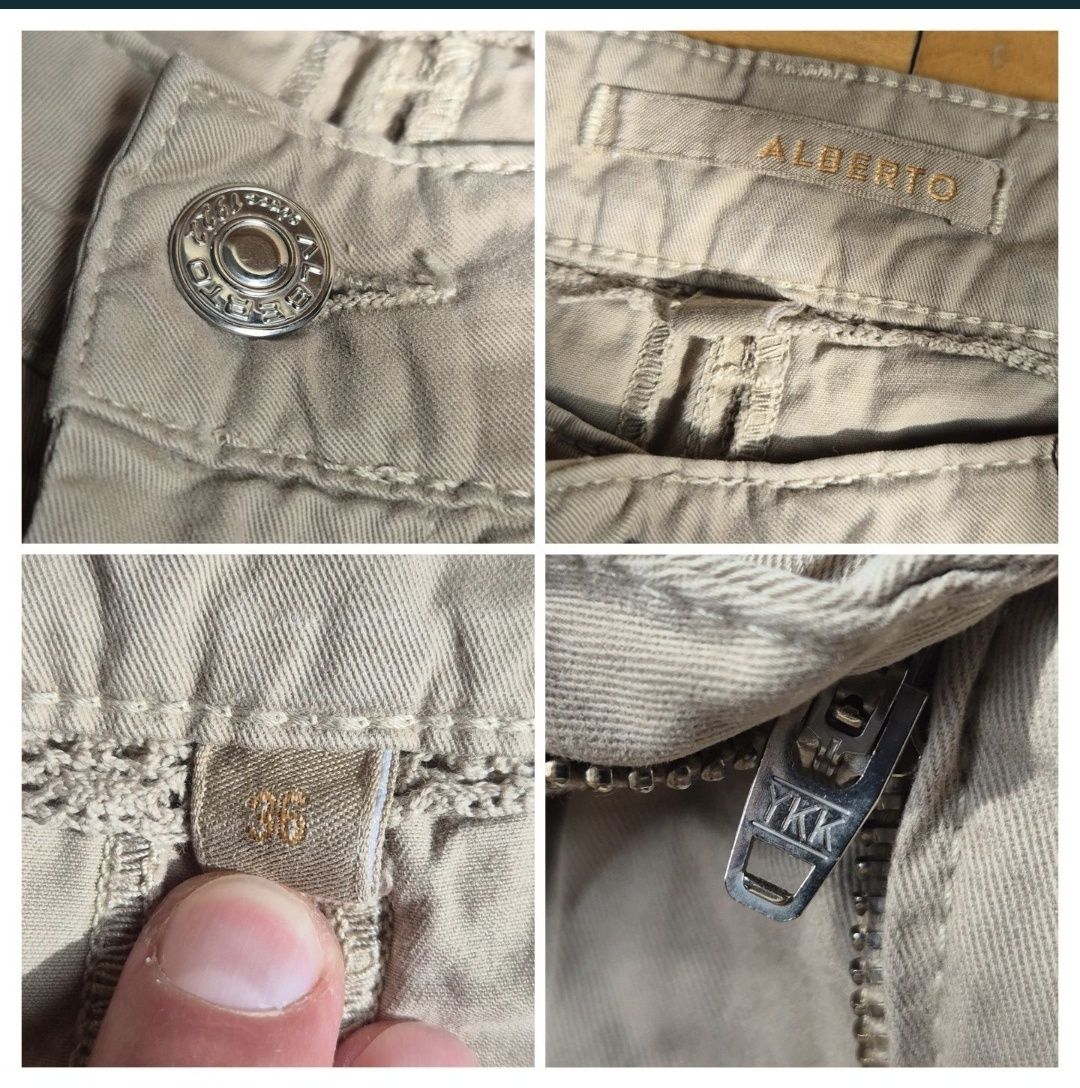 Pantaloni damă Alberto, Model: Katy, Regular Slim Fit, Noi - 36R