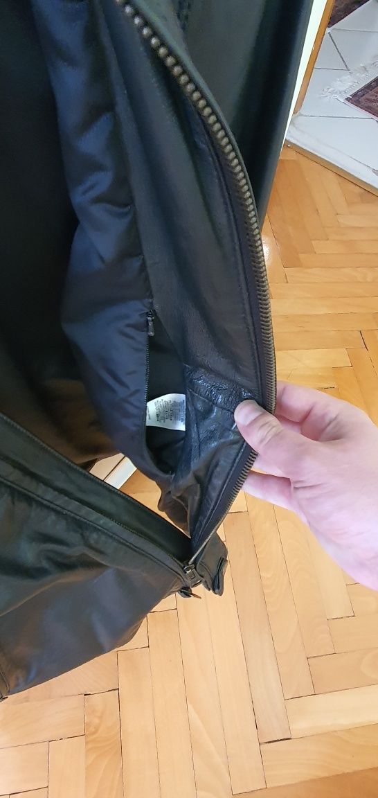 Кожено яке Armani