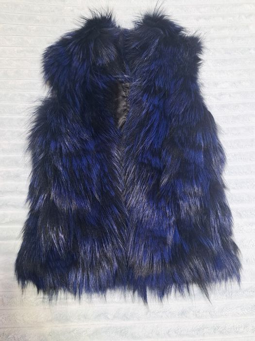 Vesta blana naturala vulpe