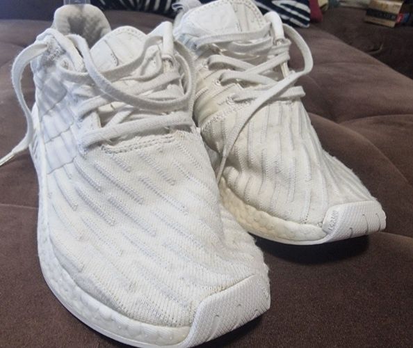 Adidas NMD R2 primeknit triple размер 41 1/3